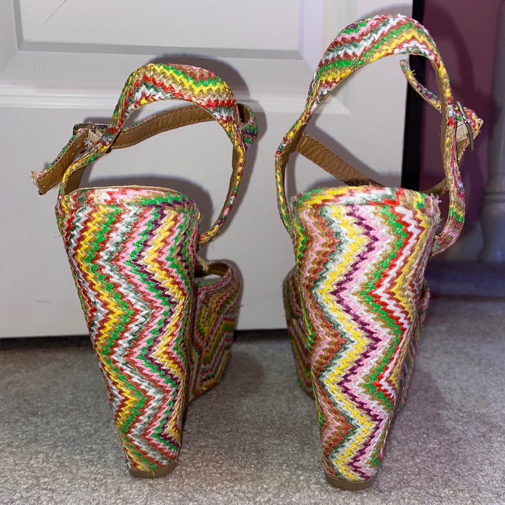 Candies Platform Espadrille Wedge Sandals 8.5 - Picture 2 of 6
